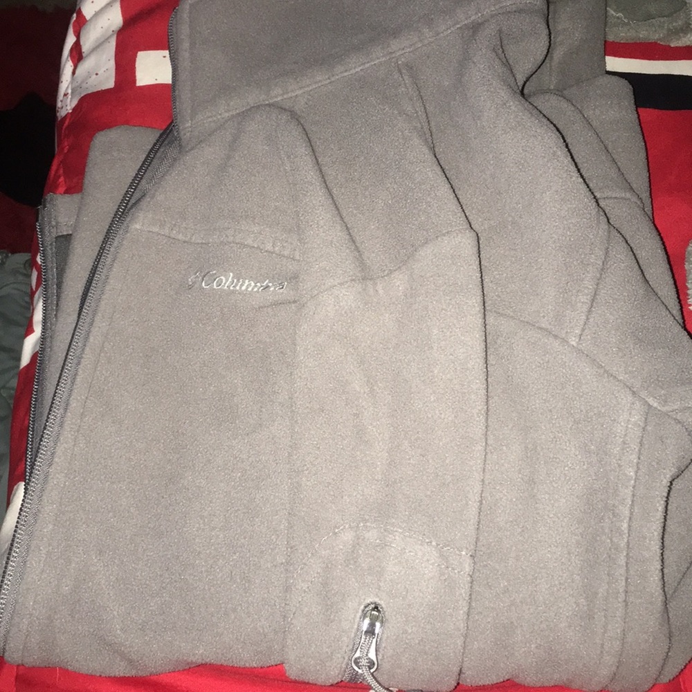 grey Columbia jacket